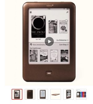 German Tolino Shine e-book