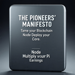 THE PIONEERS' MANIFESTO0 Tame your Blockchain Node, Deploy your Core Node and Multiply your Pi Earnings