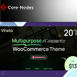 Vineta - Multipurpose WooCommerce WordPress Theme is a versatile and feature-rich theme designed specifically for online