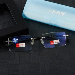 Fulao new model reading glasses wireless slice glasses, frameless lenses, comfortable to carry, direct supply from the manufacturer