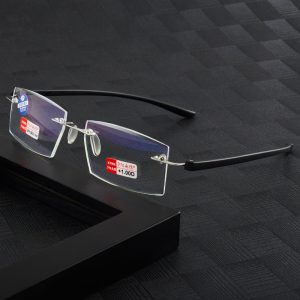 Fulao new model reading glasses wireless slice glasses, frameless lenses, comfortable to carry, direct supply from the manufacturer