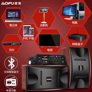 Aofu Family KTV Sound Set Home Theater Living Room Karaoke All-in-One Karaoke Machine Karaoke Speaker Full Set