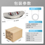 Lumbar massager Intelligent electric lumbar spine soothing, lumbar plate heating vibration, inflatable curvature, lumbar massager