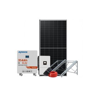 Household 12KW solar generator rooftop equipped with solar photovoltaic panel hybrid photovoltaic power generation system