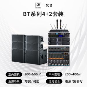Cross-border double 10-inch line array sound set, professional medium to large concert stage, banquet hall line array speakers