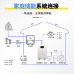 Solar Power Supply System 2500W Home Emergency Power Wall-mounted Energy Storage System Photovoltaic Mini Generator