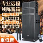 BJKK dual 15-inch professional outdoor performance speakers, high-power square dance bass line array Bluetooth speakers
