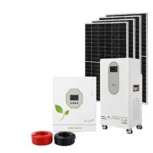 Complete off-grid photovoltaic power generation system 5KW home energy storage battery photovoltaic energy storage battery solar generator