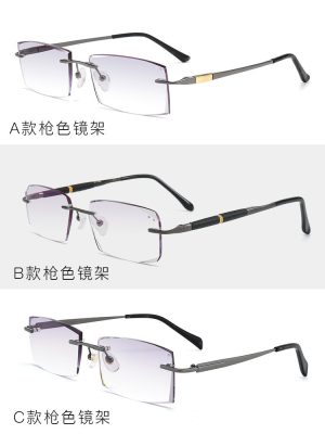 Germany imports far and near dual-use high-definition ultra-light men's and women's color-changing intelligent zoom automatic adjustment degree elderly glasses