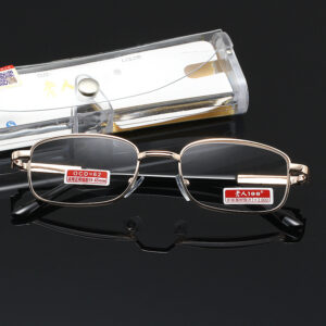 Anti-counterfeiting elderly 100 optical reading glasses plastic glass coating middle-aged and elderly business reading glasses 814 factory sales