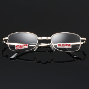 Anti-counterfeiting elderly 100 folding reading glasses anti-blue light business reading glasses 818 factory sales