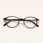 1144 ultra-light tungsten carbon plastic steel myopia glasses frame ins men's and women's literary small oval frame student optical mirror