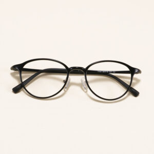 1144 ultra-light tungsten carbon plastic steel myopia glasses frame ins men's and women's literary small oval frame student optical mirror