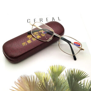 Your old man high-definition wear-resistant glass reading glasses metal full-frame glasses men and women fashion reading glasses factory wholesale