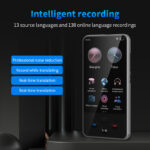 S85pro intelligent voice translator, multi-language precise offline translator, travel, study, meetings, and foreign trade
