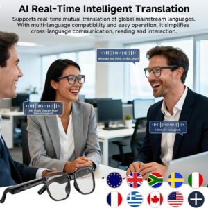 Cross-border M02S smart glasses 8MP camera real-time translation Bluetooth call AI glasses smart glasses