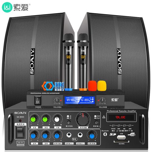 Sony Aison M68 Home Theater KTV Audio Set 10 Inch Home Commercial Conference Equipment Karaoke Amplifier