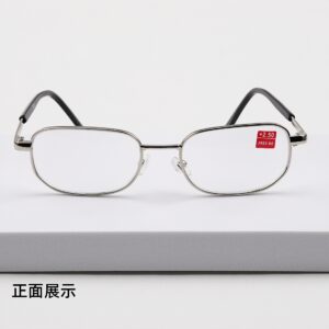 New 2008 HD Optical Glass Reading Glasses Fashion Metal Full Frame Running Jianghu Factory Direct Manufacturers Wholesale