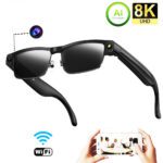 L802 smart glasses half-frame 8 million pixel noise reduction dual-microphone AI high-definition sound quality smart camera glasses