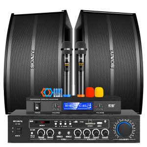 Sony Aison M68 Home Theater KTV Audio Set 10 Inch Home Commercial Conference Equipment Karaoke Amplifier