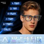 Factory-direct AI glasses, 13MP HD anti-shake, photo and live voice translation smart glasses