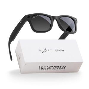 Cross-border AI smart glasses, AI object recognition, voice assistant, translation, 8MP camera, Bluetooth for music listening