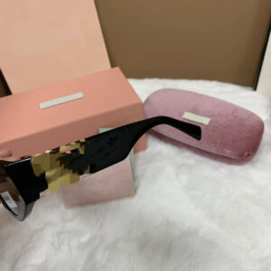 11WMU 2025 New Premium Small Frame Cat-Eye Internet Celebrity Photo Sun Protection UV Protection Tea Sunglasses