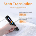 Smart offline scanning translation pen, multilingual voice translator, Arabic text scanning and translation machine