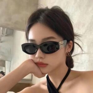 Miaojia SMU11W plate cat eye sunglasses Internet celebrity big face small UV protection UV400 sunglasses one generation