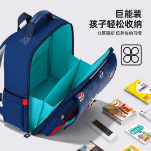 Wanglu children's backpack, ultra-light for elementary school boys, supports the spine, reduces burden, and is a new large-capacity tennis backpack for grades one to six