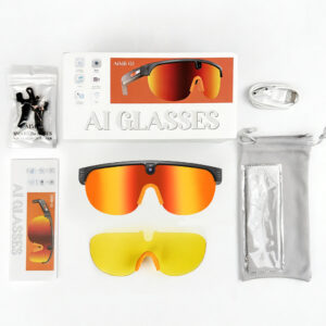 Cross-border AIMB-G5 smart glasses, 800W pixel camera, photo recognition, call recognition, AI translation, voice notes