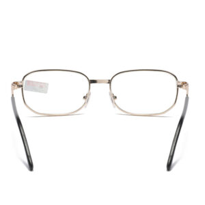 High-definition optical glass reading glasses for men and women, metal full-frame reading glasses, oval business reading glasses, in stock