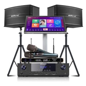 Qisheng karaoke machine, home theater, KTV audio, conference room, dance amplifier set, home karaoke dual system