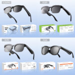 XG92 new wireless sports Bluetooth glasses stereo AI translation touch ultra-long endurance cycling earbuds cross-border