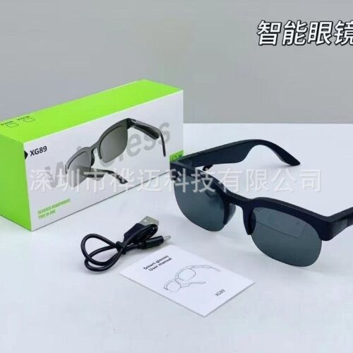 Cross-border new XG89 smart wireless multifunctional glasses, calls, music listening, outdoor sports sunglasses, UV protection