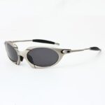 European and American metal frame sand silver polarized sunglasses future technology style outdoor sports cycling sunglasses Romeo European and American metal frame sand silver polarized sunglasses future technology style outdoor sports cycling sunglasses Romeo