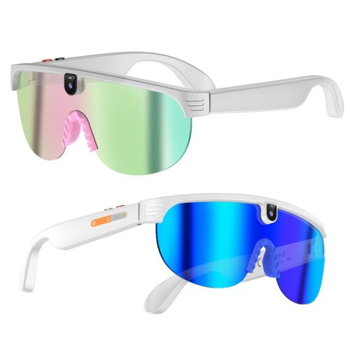 New smart glasses, Bluetooth cycling, AI voice assistant, photo and video photos, blue light blocking sunglasses, sunglasses G5