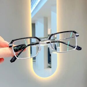 Sven science and engineering male myopia glasses ruffian, handsome anti-blue light optical square frame goggles, student female big face slimming trend