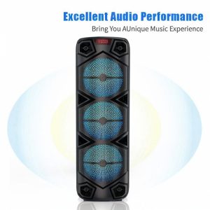 Portable Boom Bluetooth Speaker 40W High Power Wireless Microphone for Karaoke Outdoor Home Cinema Speaker Wholesale