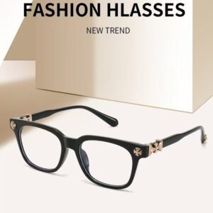 New sunglasses for men and women outside Europe and the United States, square frames, Kejia flat glasses, classic travel fashion optical glasses 2273