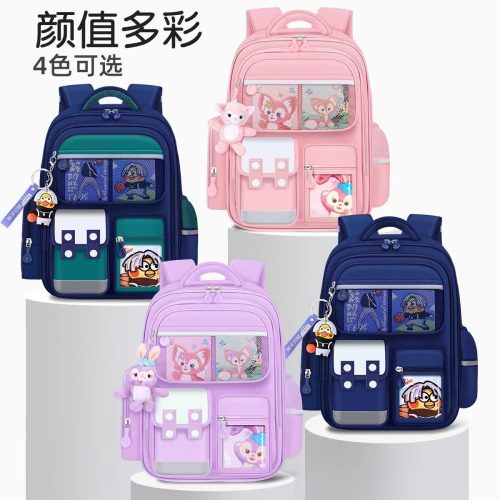 Cross-border explosive Hokage primary school student schoolbag 136th grade reduced burden and spine protection large-capacity boys' girls' children's schoolbag