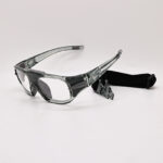 New in-stock outdoor basketball and soccer sports glasses, impact-resistant, breathable, anti-fog, basketball goggles, removable temples