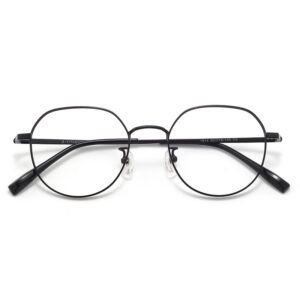 Wenyi medium to medium face ultra-light β titanium optical frames for women, prescription blue light blocking myopia glasses, men's vintage no-makeup glasses