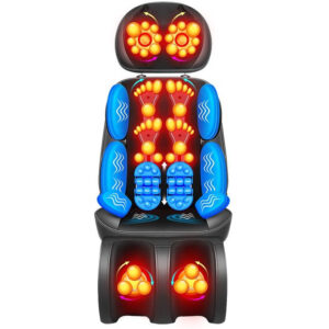 Cross-border electric massage mattress, multifunctional cushion, full-body heating, cervical, waist, back, leg massager manufacturer