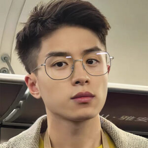Jingyi Bestselling Ultra-Light Titanium Frame Frame Wholesale Danyang Myopia Glasses Optical Frame Full Frame Men's Trend 5022