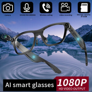 S336 Smart Glasses AI Translation, Photo Recording, Music Playback, Voice Calls, Smart Glasses Bluetooth Camera