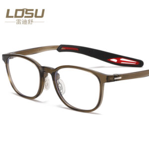 TR90 sports glasses frame, ultra-light myopia optical frame, student outdoor glasses, anti-collision and slip-resistant cross-border 8453