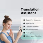 Smart translator, real-time video translation, voice call translation, simultaneous interpretation, mobile Bluetooth, AI translation, offline