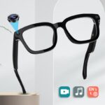 Source manufacturer AI smart glasses, 12 million camera glasses, AI meeting minutes, audio recording, transcription, multimedia notes