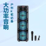 Portable Boom Bluetooth Speaker 40W High Power Wireless Microphone for Karaoke Outdoor Home Cinema Speaker Wholesale